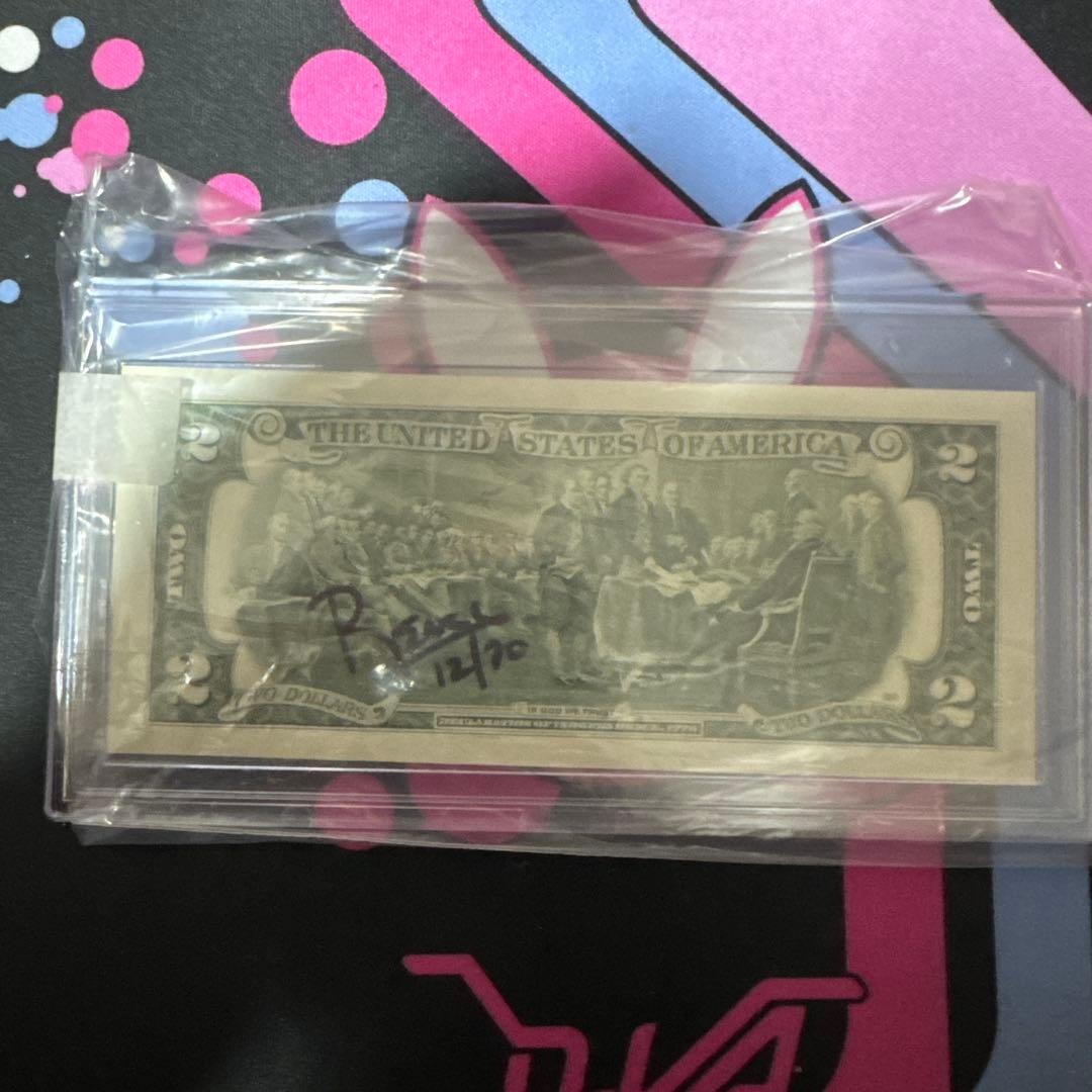 【激レア‼️】世界限定各７０枚マイケル ジョーダン 米国公認 ２ドル札 3種セット