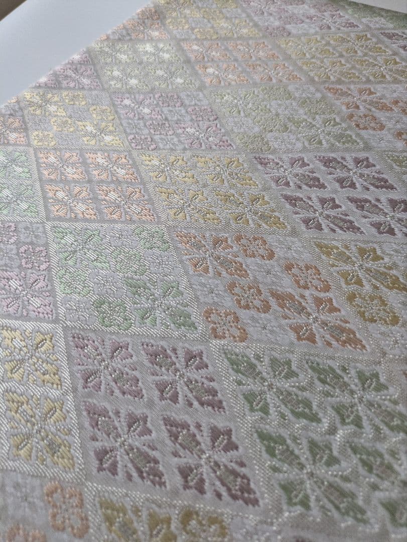 花*椿様 正絹西陣織佐々木織物花菱フォーマル袋帯