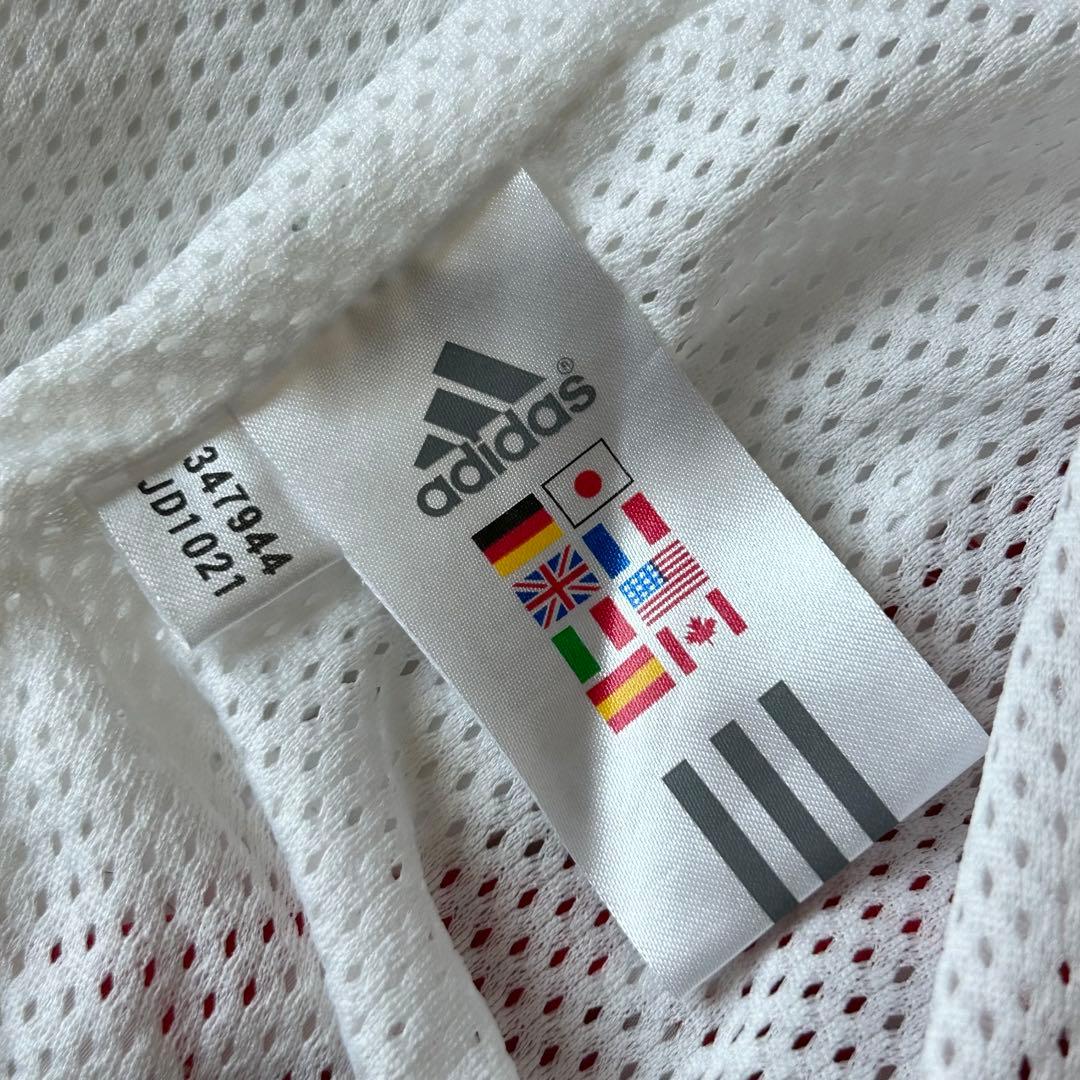 アディダス 00s Liverpool nylon jacket S white