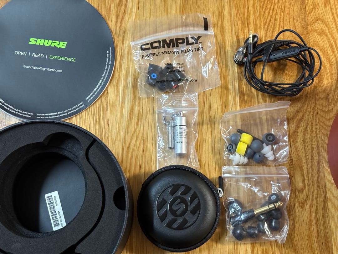 ばっさー）SHURE AONIC5 4.4mm新品リケーブルおまけ付き