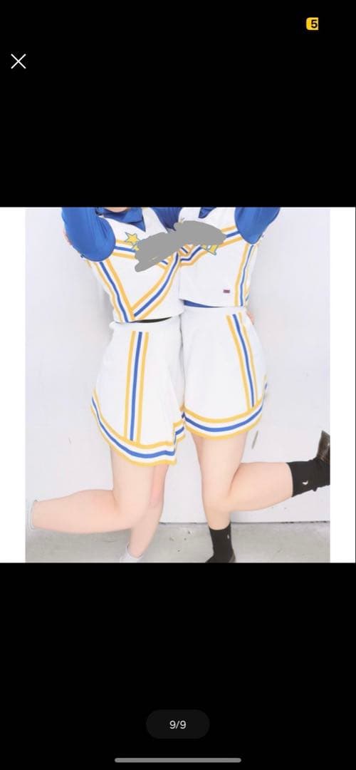 チアリーディングウェア 着画あり