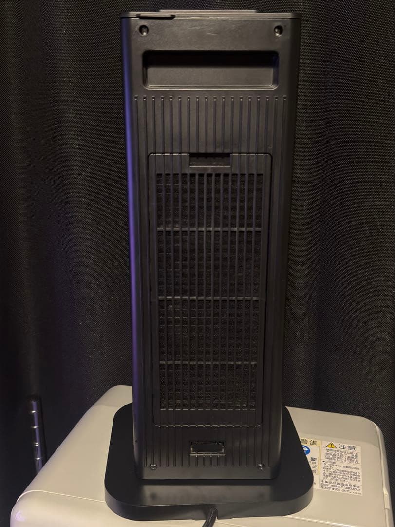 【極美品】電気ファンヒーター　超音波加湿機能　PTC1500JR リモコン付き