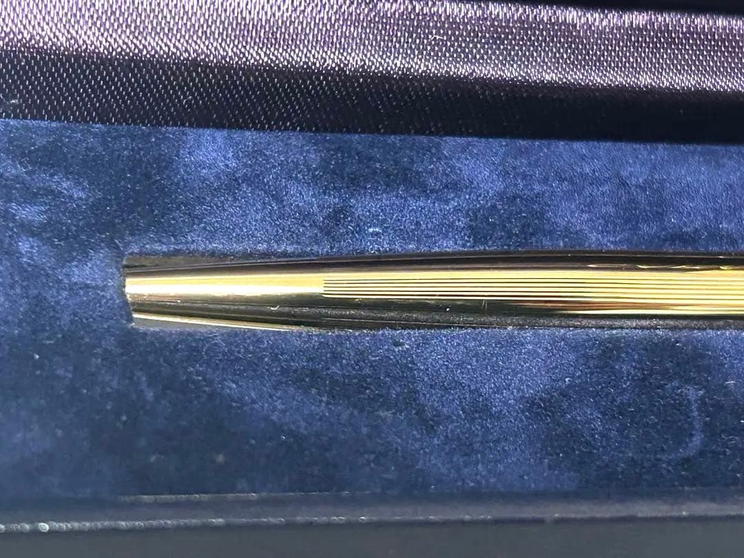 (美品)CARAND’ACHE:カランダッシュゴールドボールペン
