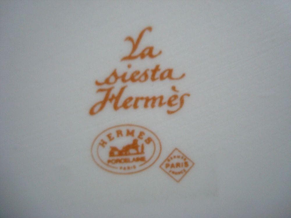 エルメス　プレート　 \"LA SIESTA HERMES\" 　31.5cm