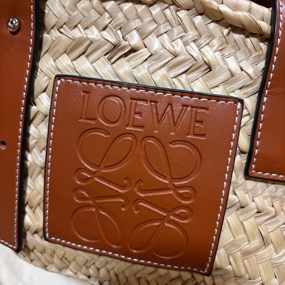 LOEWE ストローかごバッグ ベージュ スモールサイズ