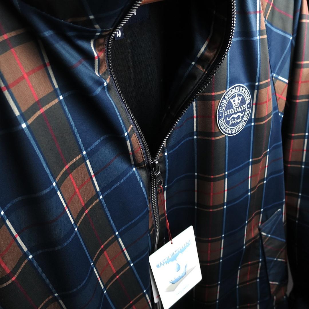 adabat 撥水 ターターンチェック柄 スウィングトップ M