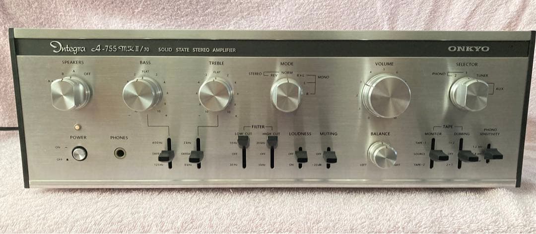 マツモトリナ　⭐️動作品！　ONKYO プリメインアンプ A-755MkⅡ