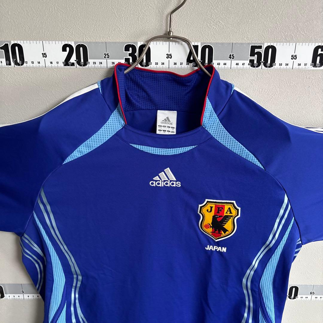 日本代表 adidas アディダス ユニフォーム ゲームシャツ 2006 L 青