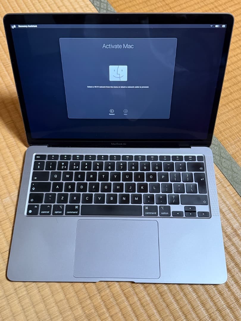 MacBook本体 MACBOOK AIR 2020/M1 8GB 1TB UK KEYBOARD