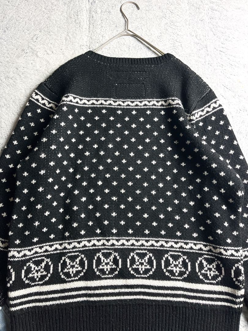 【NEIGHBORHOOD】ネイバーフット ジャガードニット 五芒星柄セーター