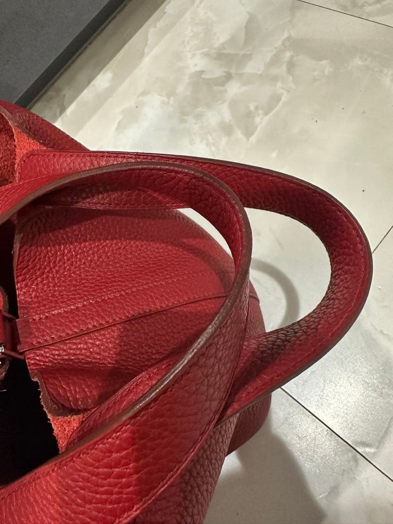 HERMES ピコタンロックpm レッド