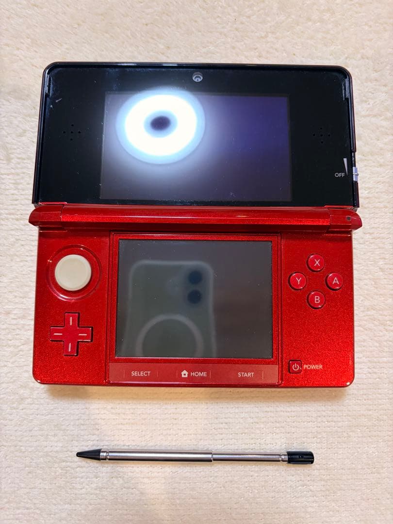 値下げ⚠️24時間発送 レッド ニンテンドー3DS 本体 + ゲームソフト 訳あり