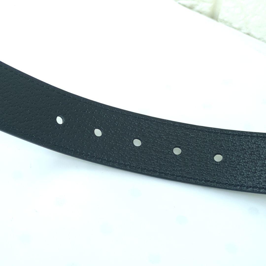 グッチ GUCCI インターロッキングG ラージ 犬用　首輪　レザー　ブラック