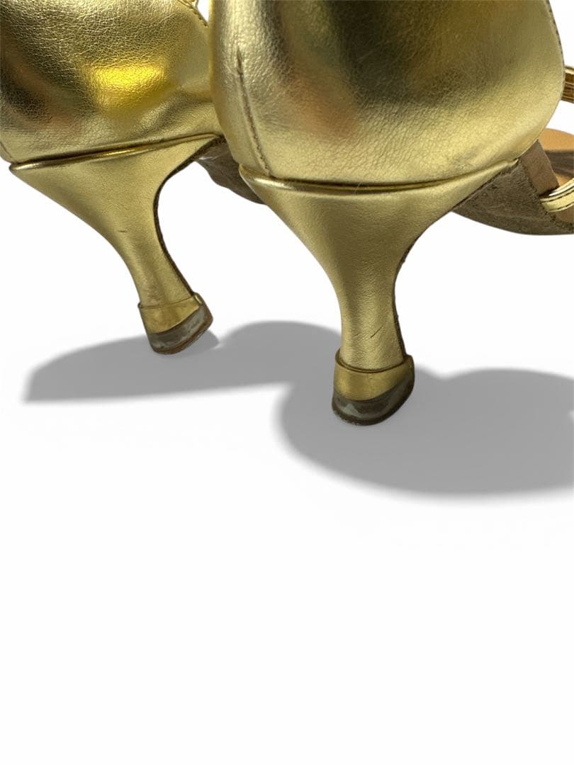 International dance shoes ゴールド ラテン 社交ダンス