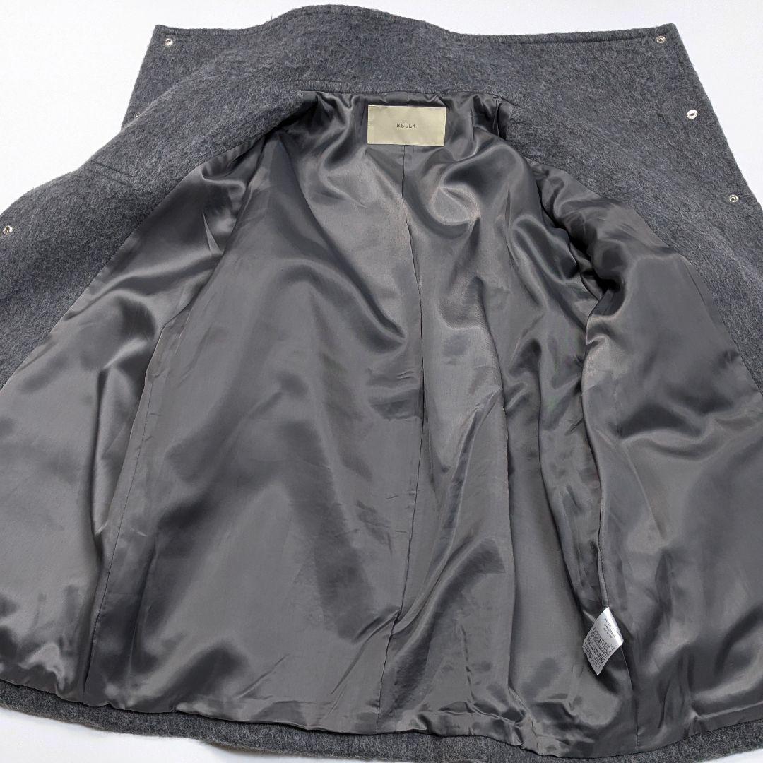 2025AW 美品 HELLA ヘラ wool shaggy coat グレー