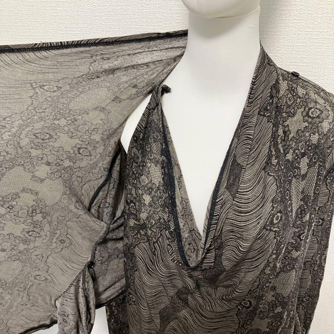 シェアースピリット　ドレープカットソー　変形カーディガン　2way