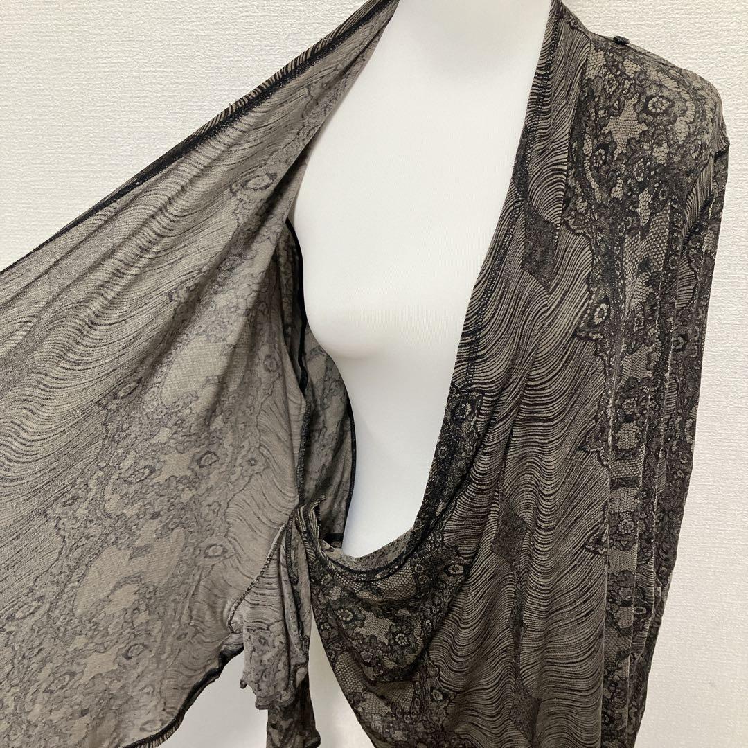 シェアースピリット　ドレープカットソー　変形カーディガン　2way