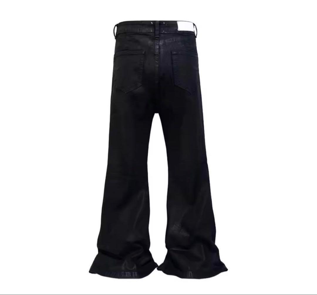 00s Archive Flare Denim Pants –Oil Black
