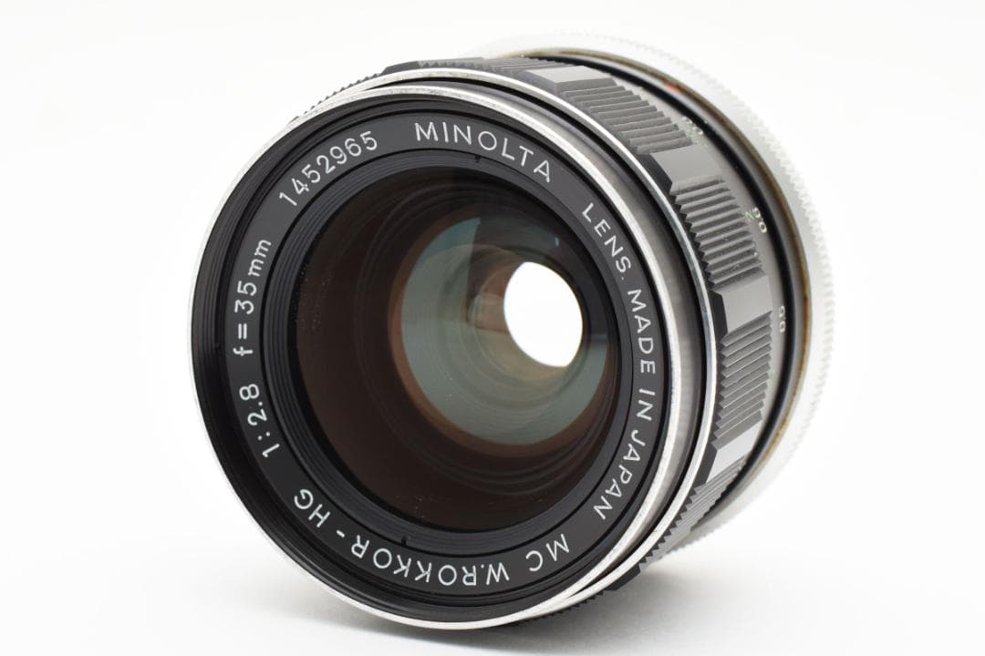 ミノルタ MC W.ROKKOR-HG 35mm F2.8 MF 広角レンズ
