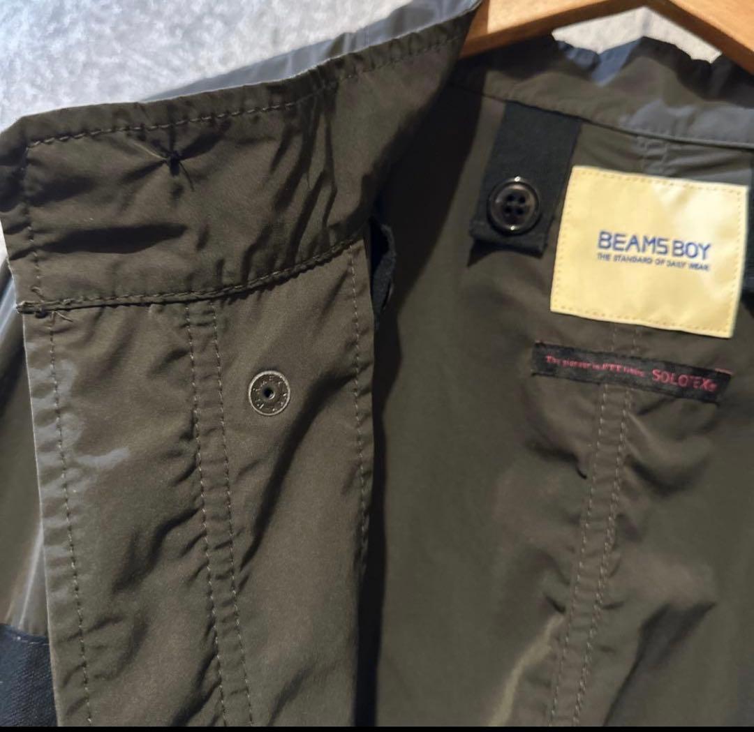 【未使用品】BEAMS BOY モッズコート　 黒　SOLOTEX