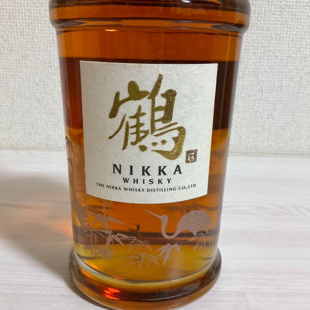NIKKA ウイスキー TSURU 鶴 鶴デザイン 700ml 箱付き 旧ボトル