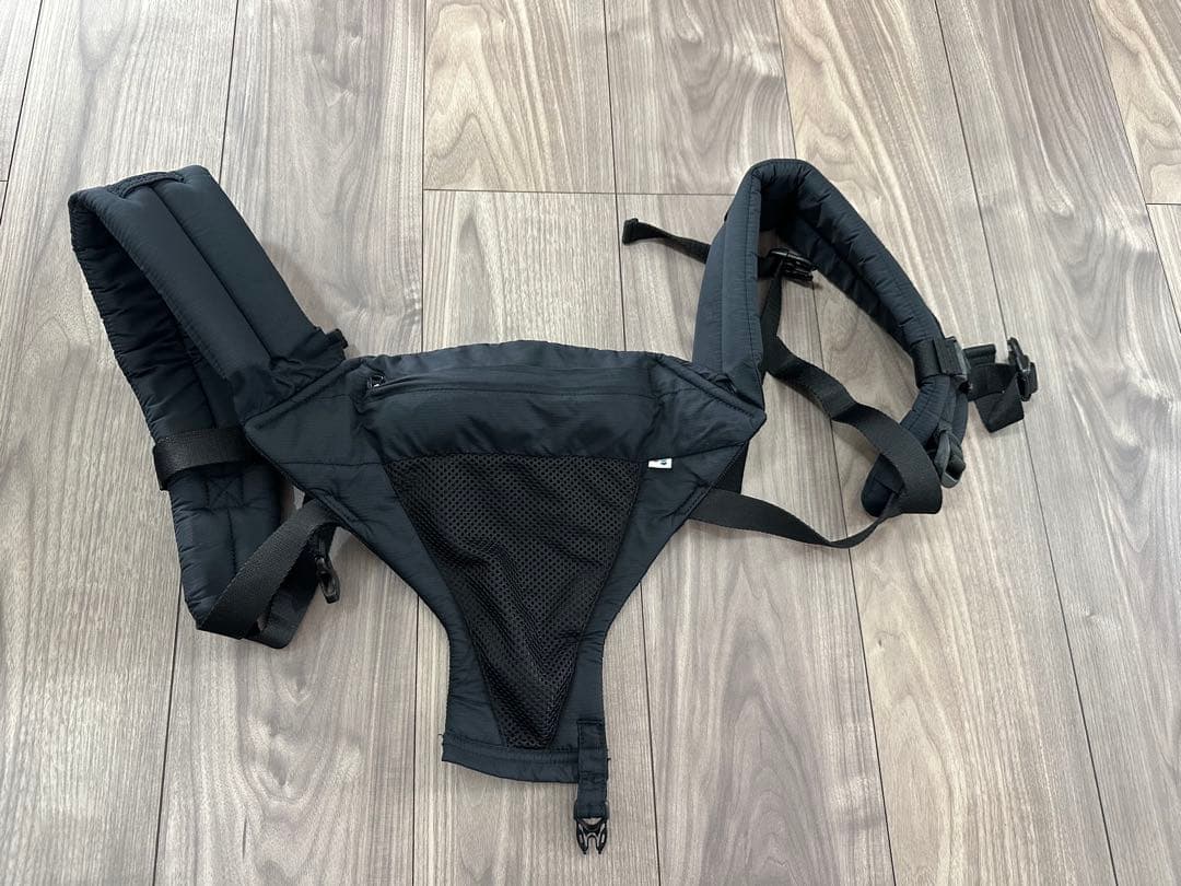 POLBAN ポルバン アドバンス ヒップシート ダブルショルダー付 ブラック