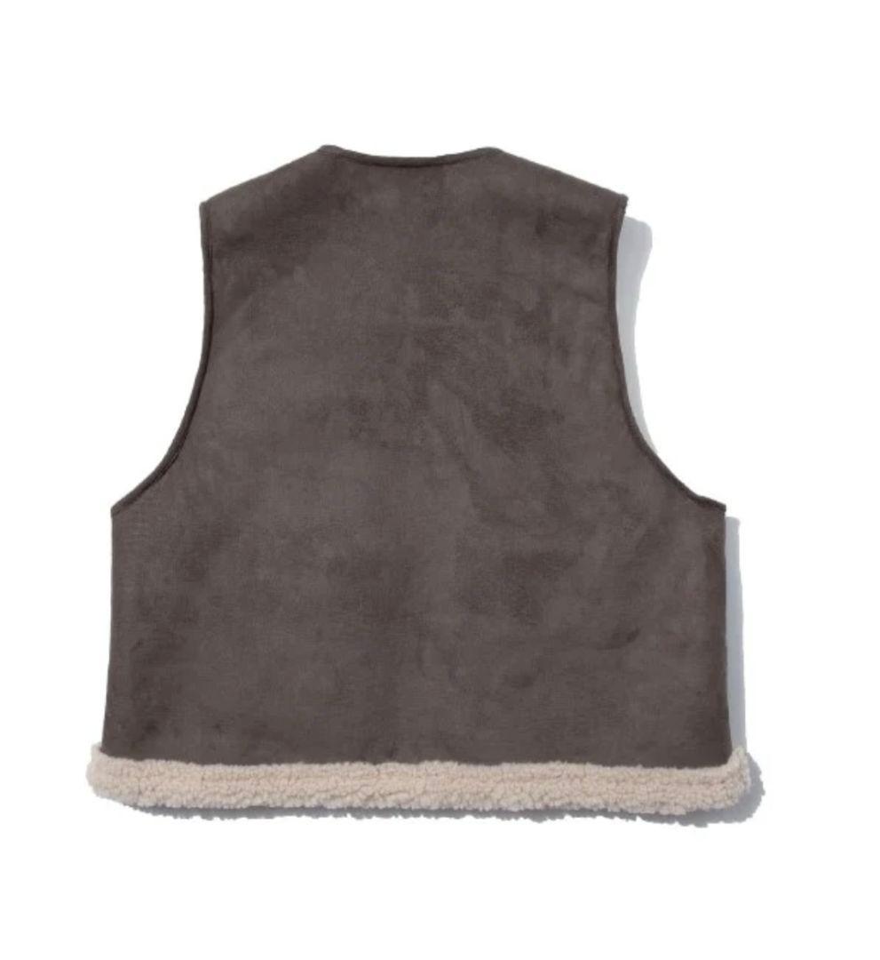 【新品】F/CE. FAUX SHEARLING VEST ムートン Lsize