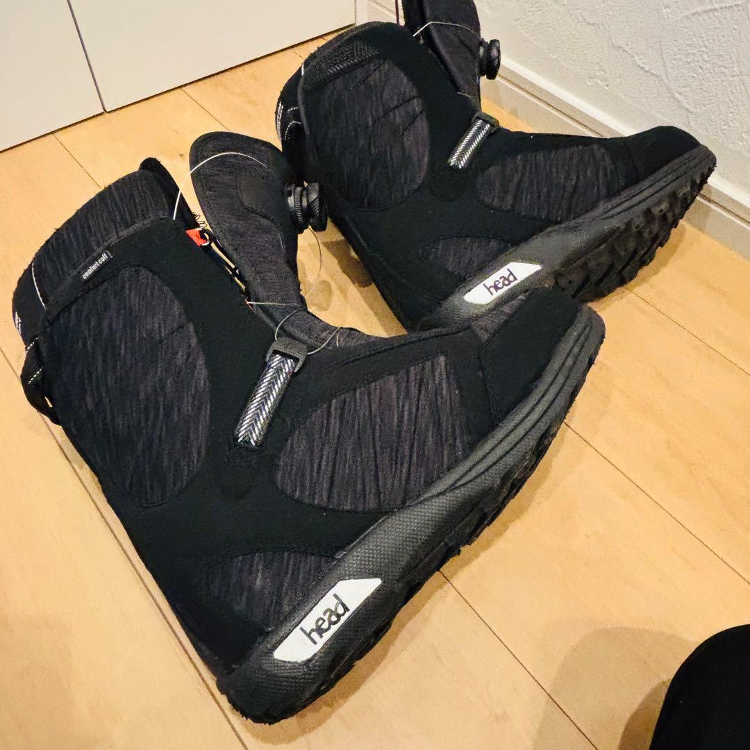 【本日最終値下げ】HEAD 28cm BOA スノーボードブーツ 美品 即日発送