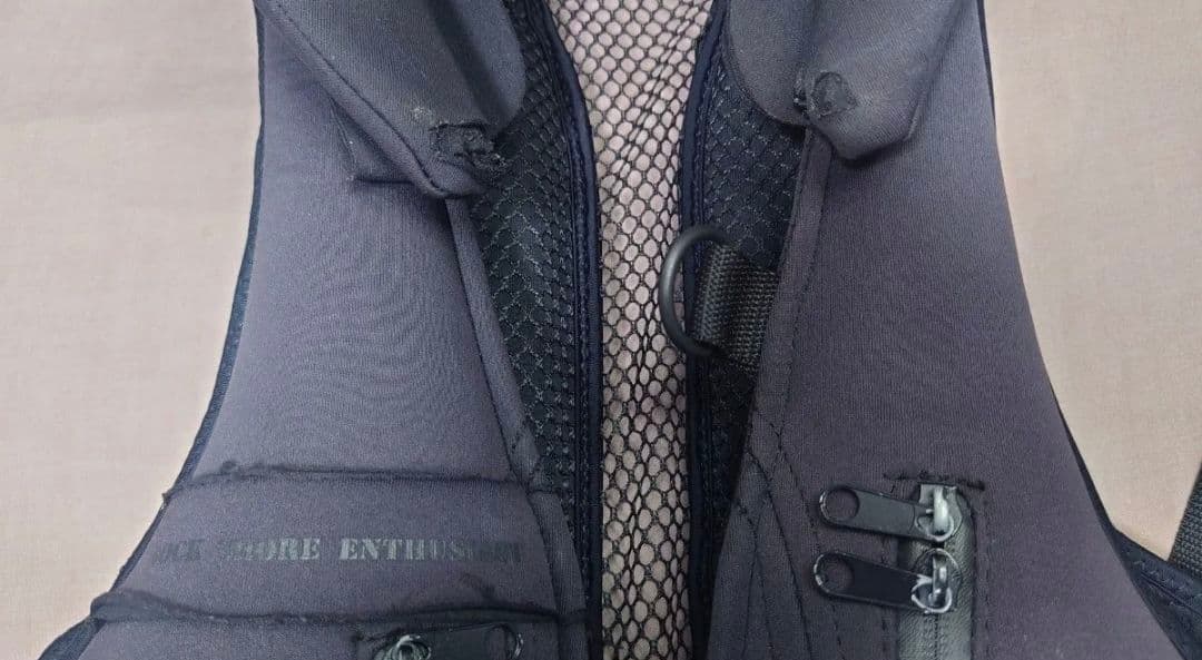 フィッシングベスト ダークブルー