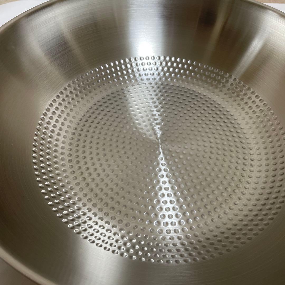 【新品】タッパーウェア　ウォック　32cm 蒸し揚げラック付き