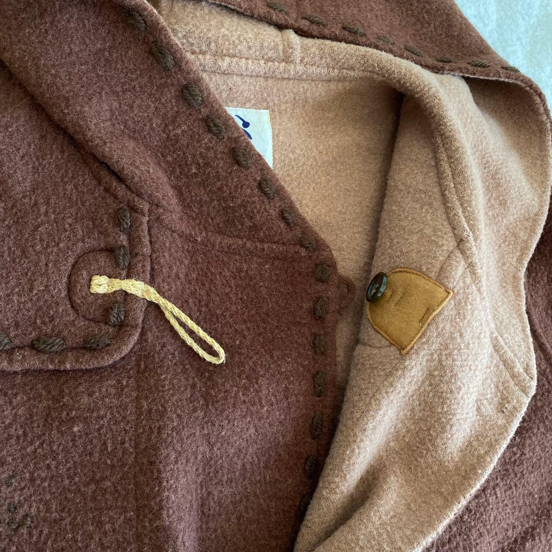 【HAI SPORTING GEAR】ビンテージ　ダッフルコート【M】ロング　毛