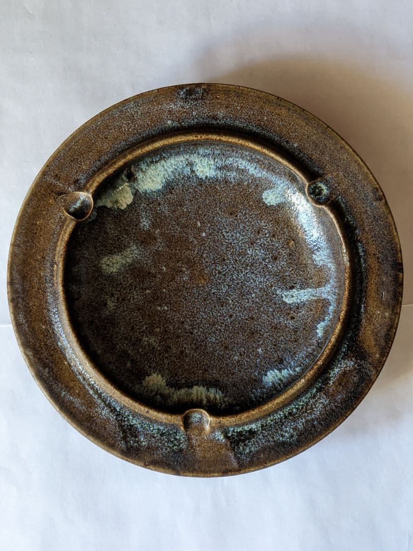 ♦民藝 益子焼 用の美 絶品！灰皿 水盤 花器 コレクション 骨董品アンティーク