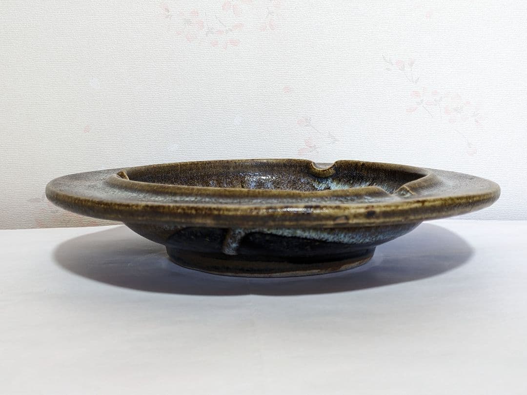 ♦民藝 益子焼 用の美 絶品！灰皿 水盤 花器 コレクション 骨董品アンティーク