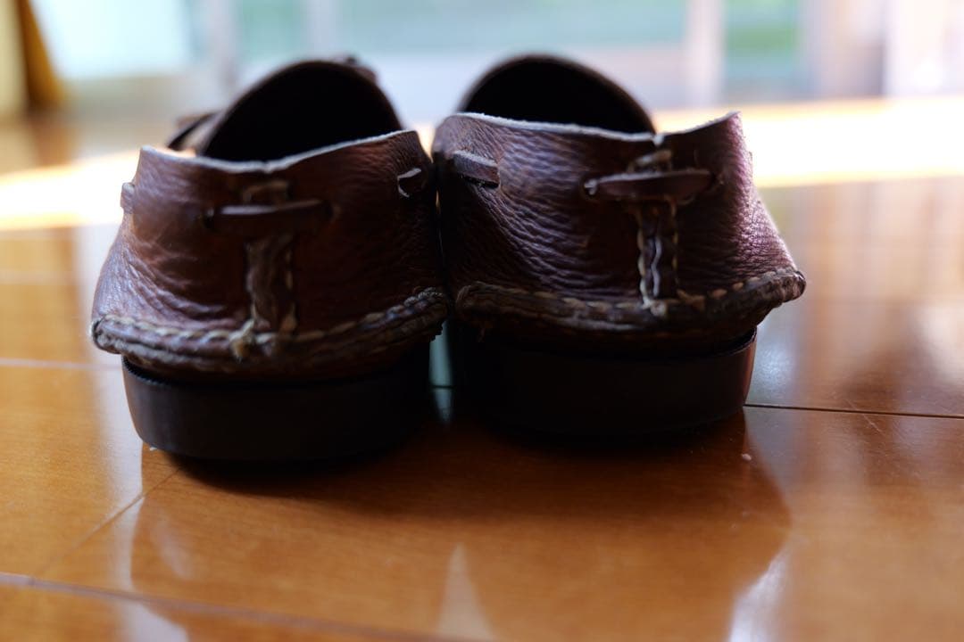 ⑮*川様 希少Beams plus ランコート レザー モカシンシューズ 草野氏