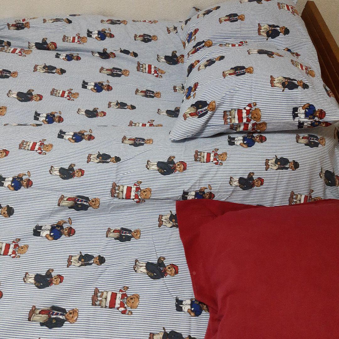 タイムSALE ♥️ラルフローレンBear柄フィッティッドシーツ