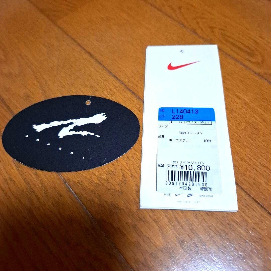 希少Nike 90s　ヴィンテージ　アンドレ·アガシ　 ハーフジップテニスウェア