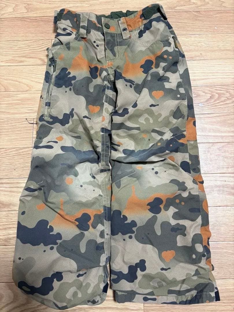 BURTON スノーボードウェアセット XS 黒迷彩