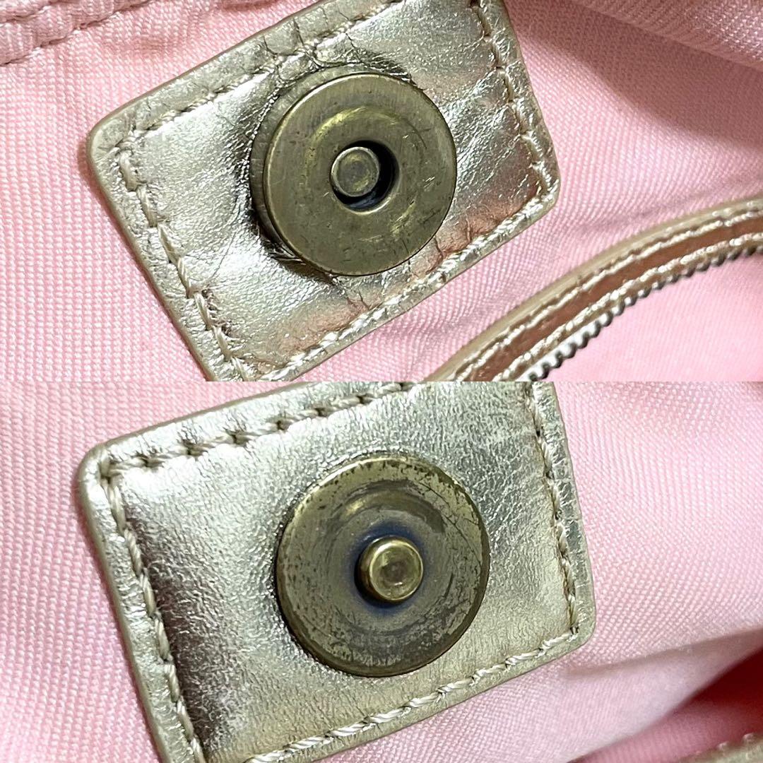 美品/バーバリーブルーレーベル　ハンドバッグ　ショルダーバッグ　デカロゴ