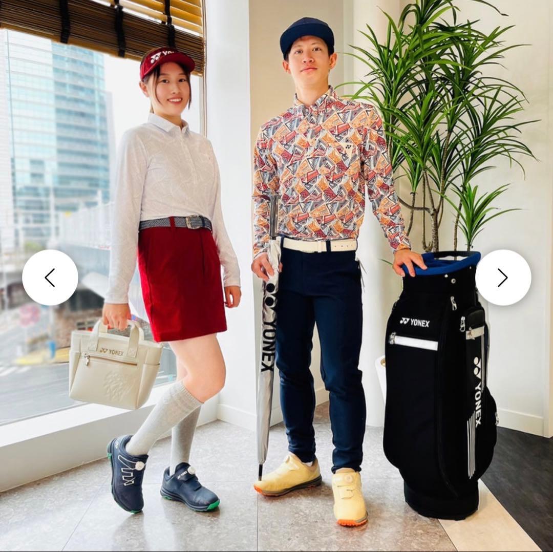 YONEX ゴルフシューズ ネイビー 25センチ パワークッションエアラスメン