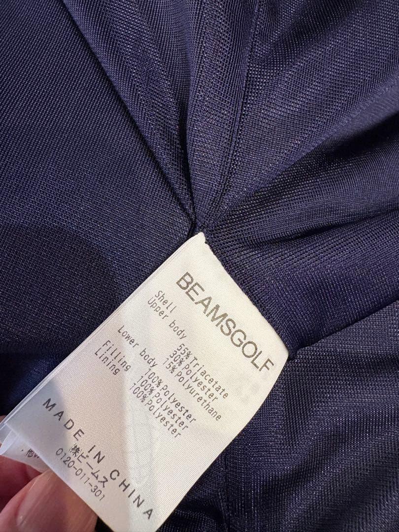 BEAMS GOLF ビームスゴルフスエードライク パデット ワンピース