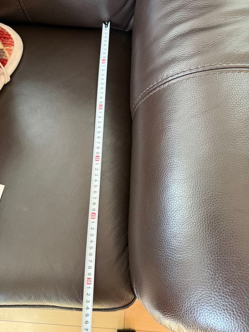 半革タイプ３人掛けソファ