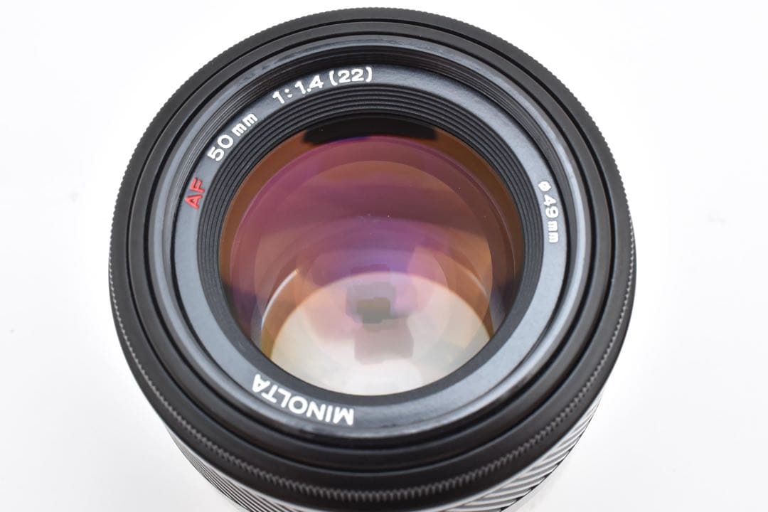 【美品】ミノルタ Minolta AF 50mm F1.4 単焦点レンズ