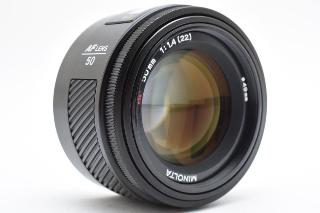 【美品】ミノルタ Minolta AF 50mm F1.4 単焦点レンズ
