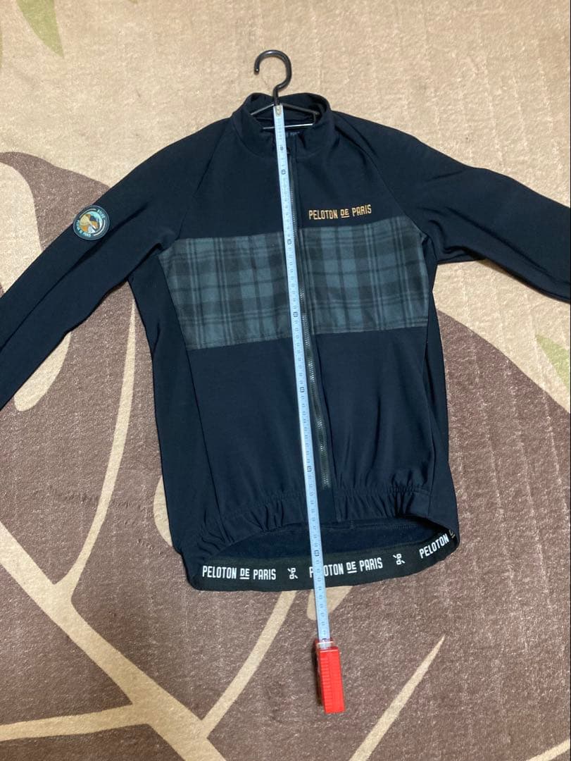 プロトンドパリ　ウインタージャージ　ATLAS サイクルジャージ　黒　S