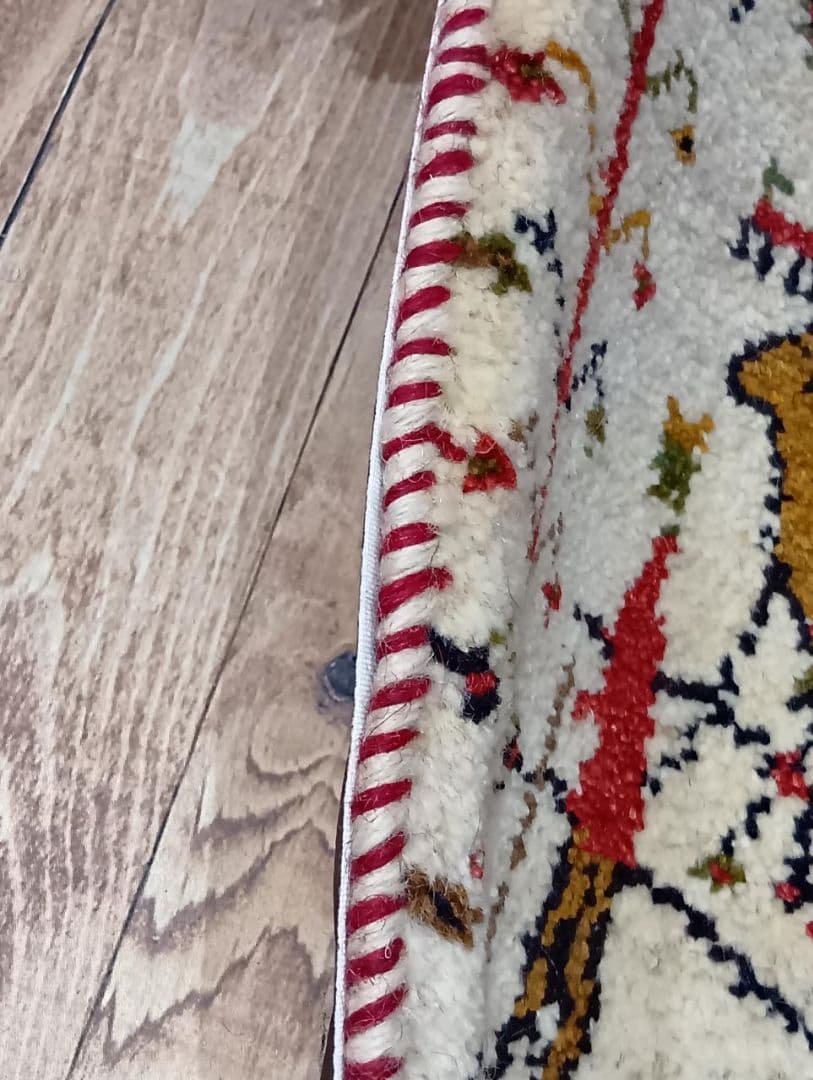 【ヨーセイゲン】ペルシャ絨毯　ギャッベ　座布団　手織り　イラン(52)