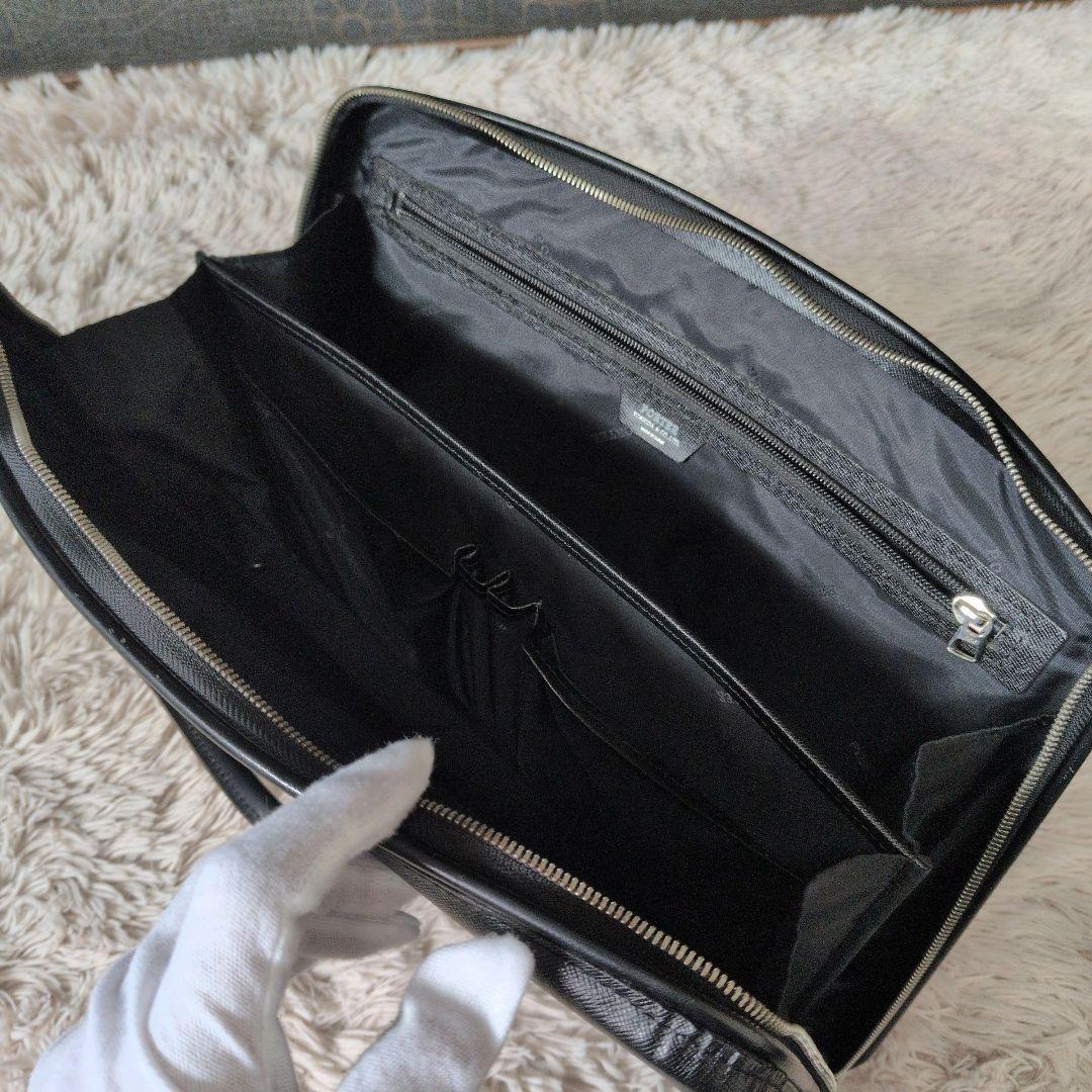 【美品】PORTER ポーター アベニュー ビジネスバッグ A4可能 黒
