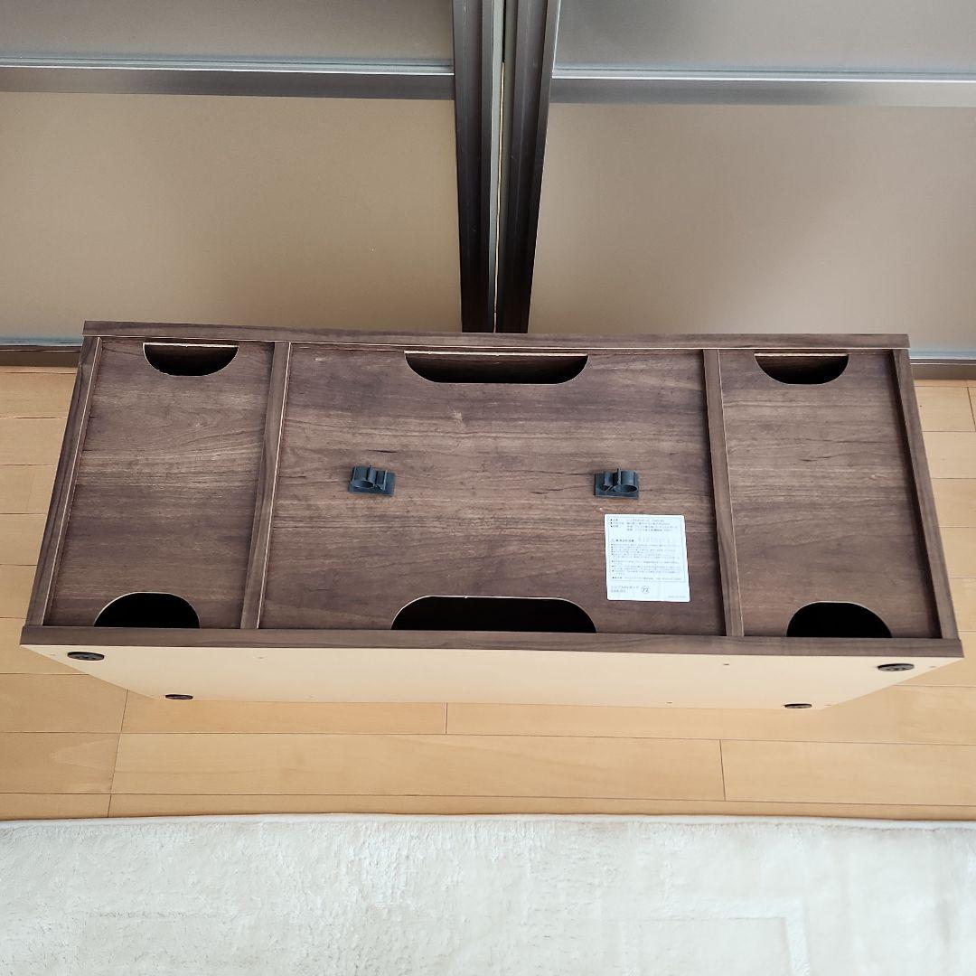 アイリスオーヤマ　シンプルAVボード　組立済　キャスター無