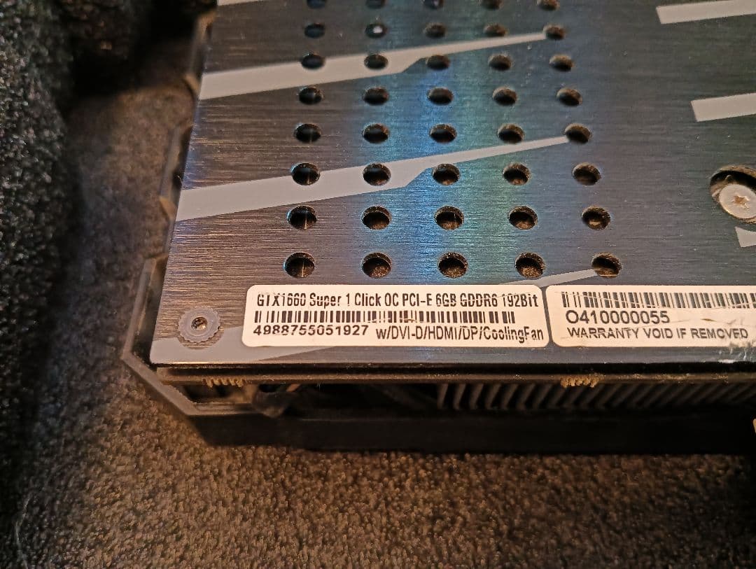 GTX 1660 Super 6GB GDDR6 玄人志向 グラフィックボード