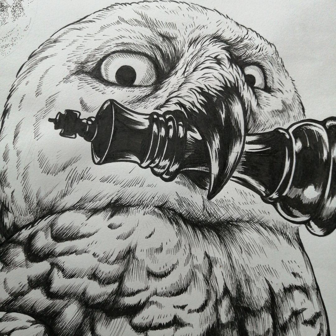 B4原画 crow