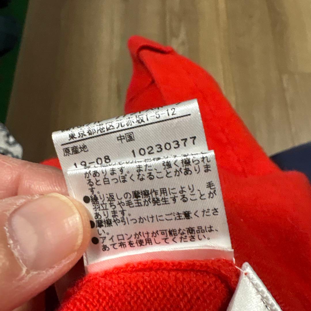 【美品】パーリーゲイツ カシミヤ100% 赤 セーター